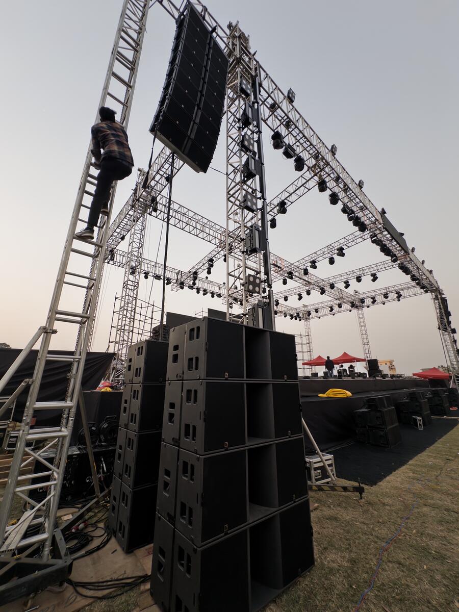 Giflif Indiestaan festival — Dhwani Entertainment lighting production