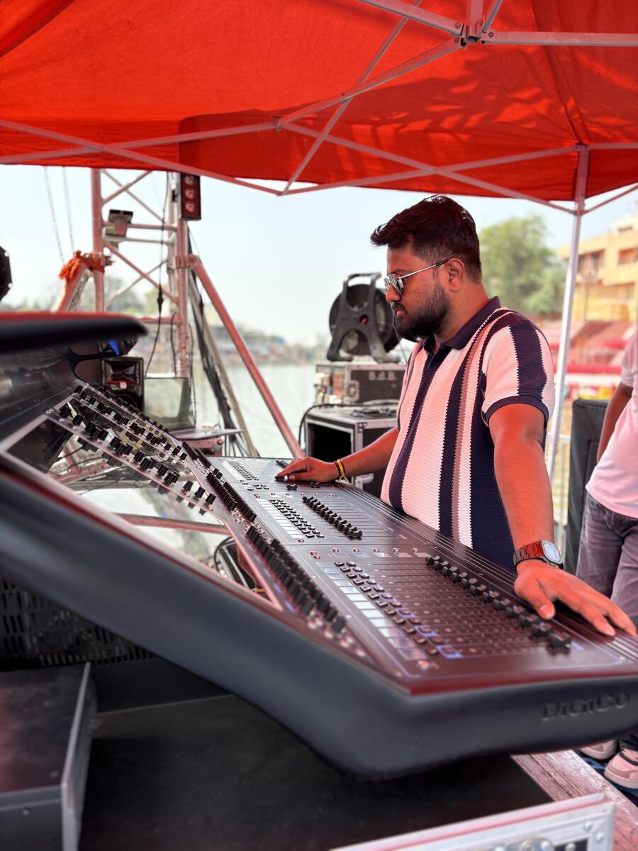 Completed stage with full production ready for show